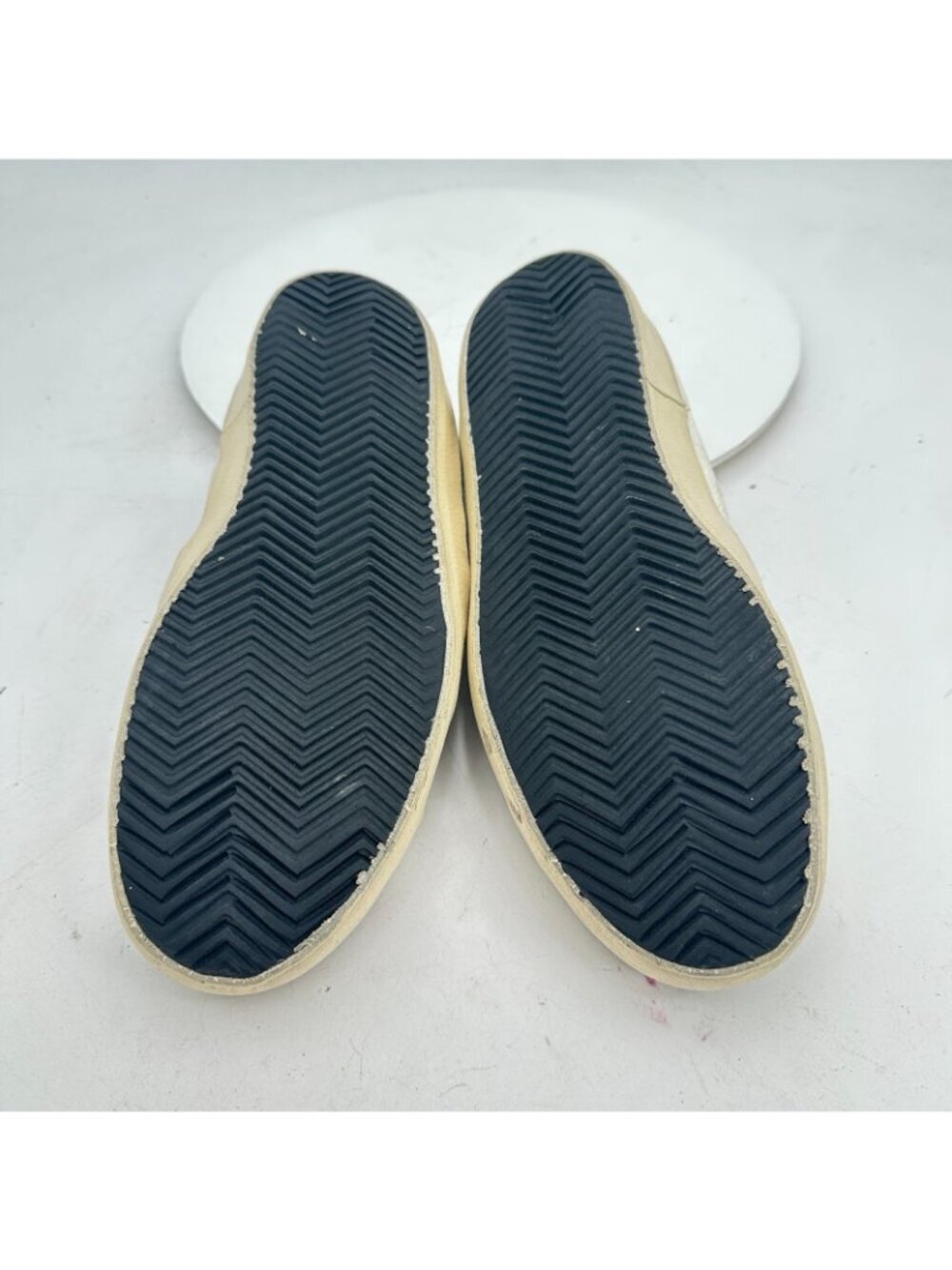 Golden Goose Men Size EU 40 US 7 White Black Leather Suede Low Top Casual Shoes - Picture 8 of 11